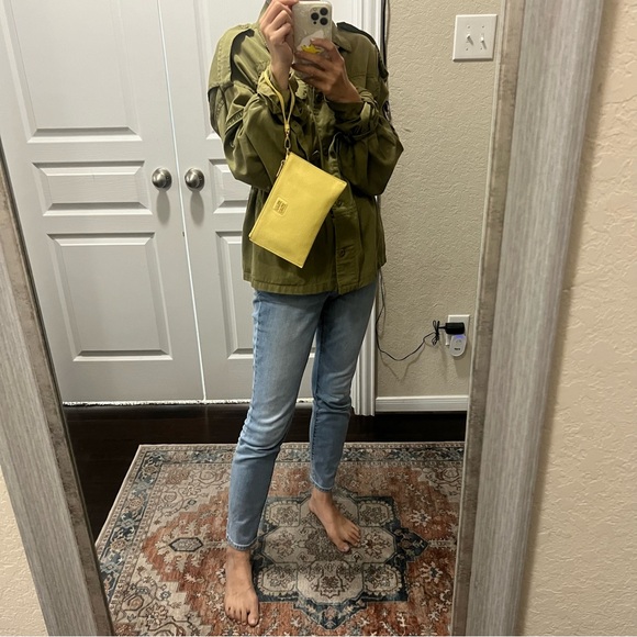 Miu Miu Yellow Nappa Leather Wristlet Small - Picture 13 of 16